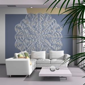 Fototapeta - Biały ornament
