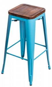 Hoker Paris Wood 75cm niebieski sosna
