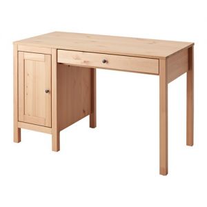 HEMNES Biurko małe jasnobrązowy