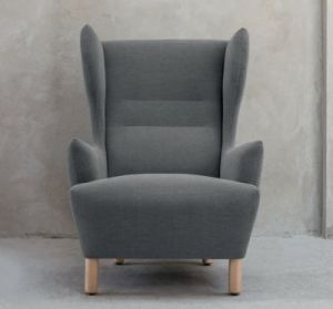 Designerski tapicerowany fotel Muno