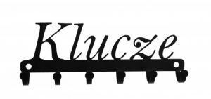 Wieszak na ubrania KLUCZE 03 6 haczyków