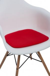 Poduszka na krzesło Arm Chair czerwona