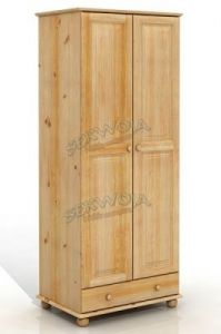 Szafa sosnowa Nova 2D/1 na kulach