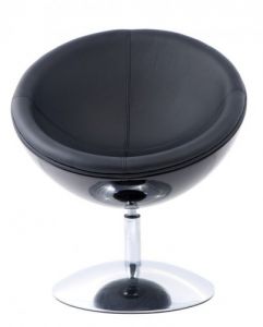 Fotel Mercury K-czarny, S-czarne