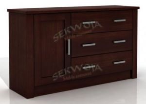 Komoda sosnowa 1D/3S XL Fado
