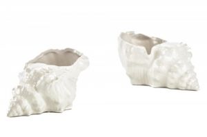 Muszla porcelanowa SUOMI rozm.7x14x8cm.