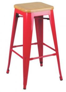 Metalowy hoker Tower Wood 75 cm