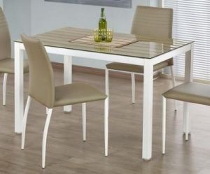 Stół ze szklanym blatem Timber