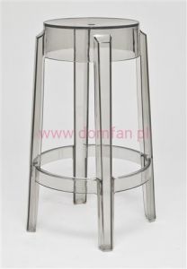 Stołek Duch szary transp. 66cm