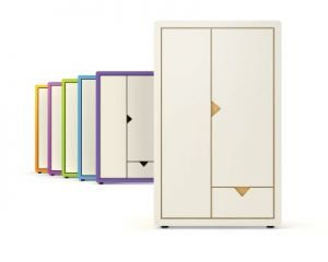 Szafa dwudrzwiowa 2D + 1S Frame Light Line Timoore