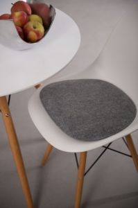 Poduszka na krzesło Side Chair szara j.