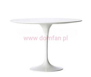 Stół Fiber o120 biały MDF