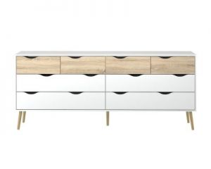 Komoda Oslo 4+4S w stylu skandynawskim