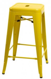 Hoker Paris 75cm żółty insp. Tolix