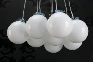 Lampa Białe Perły L kule śr. 15cm