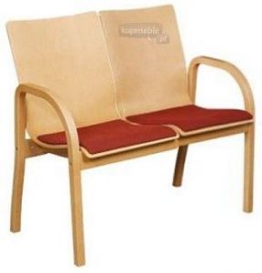 Ławka poczekalniana Hubert Duo Wood NS