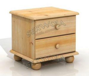 Komoda sosnowa Emil 2 na kulach