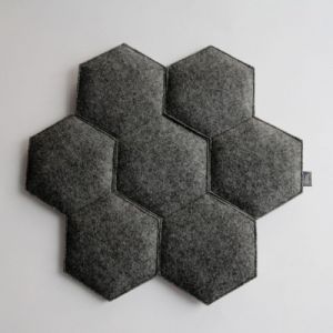 Poduszka na krzesło Plaster czarna