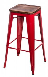 Hoker Paris Wood 75cm czerwony sosna