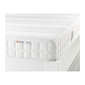 MATRAND Materac lateksowy, średnio twardy, biały 90cm