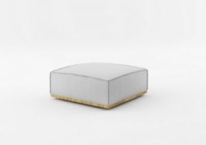 Fotel bez boków puf 90 NOi Natural Absynth