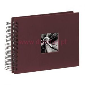 ALBUM FINE ART 24x17/50 BORDOWY CZARNE KARTKI