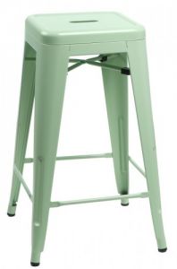 Hoker Paris 75cm zielony insp. Tolix