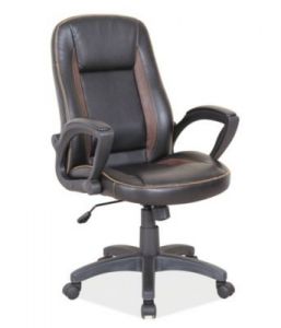 Fotel gabinetowy z ekoskóry Q-810