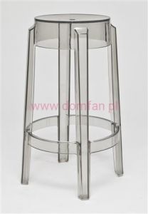 Stołek Duch szary transp. 75cm