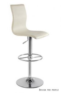 Stołek barowy beżowy Cube Beige