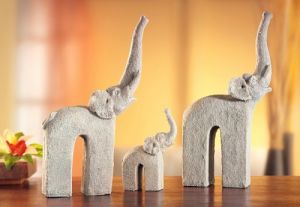AFRYKA SAFARI Figurki SŁOŃ 3 sztuki afrykański afrykańska